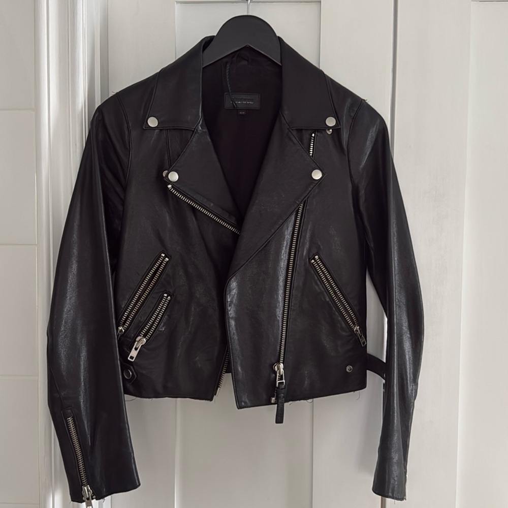 Lambskin Mackage Moto Jacket, XS
